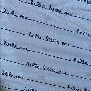 Gerber Fitted Crib Sheet with Stars and Script